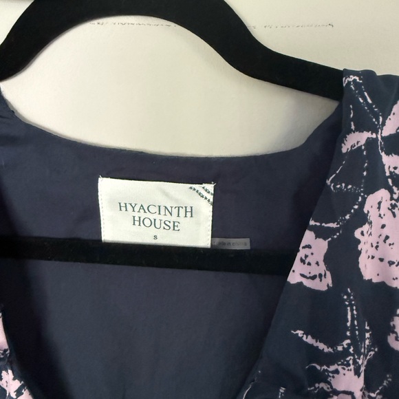 Tuckernuck Hyacinth House Navy & Blush Abstract Floral Amanda Midi Dress NWOT - Picture 5 of 6